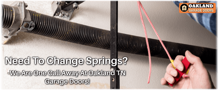 Broken Garage Door Spring Oakland TN